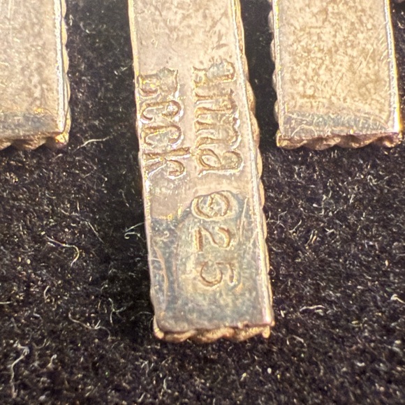 Anna Beck 18K Gold and 925 Silver Plated Chandelier Earrings - Picture 11 of 12